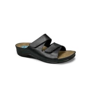 Ceyo 9946 Topuk Jelli Anatomik Taban Kadın Terlik Siyah 36-40