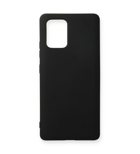 Samsung Galaxy A91 / S10 Lite Kılıf Nano İçi Kadife Silikon - Siyah