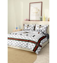 Marcalanya Çift Kişilik Nevresim Takımı Pamuklu Saten Kumaş 6 Parça 3D Dijital Baskı Duvet Cover Set Model.