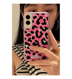 Coverzone Samsung Galaxy S25 ile Uyumlu Leopar Desenli ?effaf K?l?f Parlak ve ??k Tasar?m Darbe Emici Koruma 2mm Kamera Korumal? Arka Kapak No 3