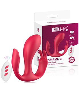 PRIME TOYS Paname Şarjlı Uzaktan Kumandalı Vajina Klitoris Uyarıcı 3 in 1 Giyilebilir Vibratör
