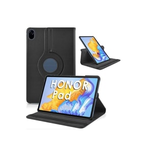 Huawei Honor Pad X8 Pro 11.5' Uyumlu Zore Dönebilen Standlı Kılıf (Siyah)