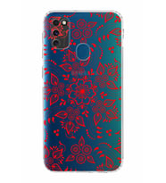 Samsung Galaxy M30s  Kamera Korumalı Kapak Nostalji Desen Tasarımlı  Şeffaf  Kılıf