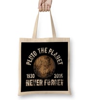 Vintage Pluto (1930 2006) Never Forget Distressed Bez Çanta Uzun Saplı