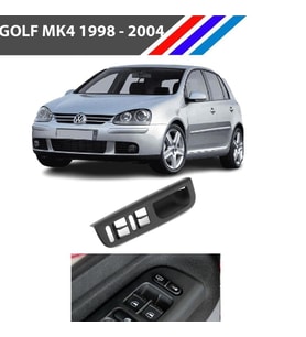 Golf MK4 Cam Anahtar Çerçevesi Sol Taraf Siyah Renk 1999 - 2004