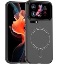 Xiaomi 17 Pro Max ile Uyumlu M-Safe Şarj Özellikli Kamera Korumalı Elio Sert PC Kapak Ultra İnce Mat Yüzey Manyetik Şarj Destekli Koruyucu Mi 17 Pro Max için Kılıf Siyah