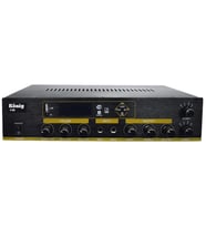 König k-90 100 Watt Anfi Usb Bluetooth 2 Bölgeli 2 Mikrofon Girişli Amfi