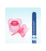 Wee Baby 2'li Damaklı Emzik No:2 6-18 ay Pembe