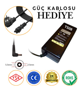 Asus ile Uyumlu G55 Uyumlu Adaptör Şarj 19V 9.25a 180w 5.5x2.5mm (Çok Renkli)