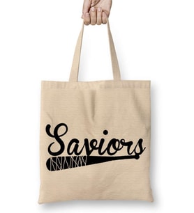 The Saviors Team Logo Bez Çanta Uzun Saplı