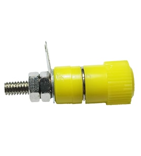 4mm Born Jak Dişi Soket Orta Boy Sarı Banana Jack Uyumlu