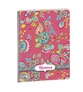 Busquets Flamenco Kareli A4 Spiralli Defter 80 Yaprak 5105205350