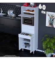 Eliusta Vario 60 cm Çok Amaçlı Mutfak, Bakliyat ve Kahve Köşesi Organizer Modülü - Fırın Uyumlu(60x194x32cm)