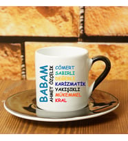 Karizmatik Babam Türk Kahve Fincanı