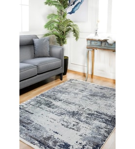 Salon Halısı Açık Gri Mavi Modern Soyut Dijital Baskı Yıkanabilir Kaymaz Tabanlı Model
