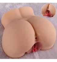 Realistik  Vajinal 2 in 1 Titreşimli Suni Kalça Vajina 1.1 KG