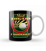 Funny Just The Tip I Promise Billiards Pool Cue Kupa Bardak Porselen