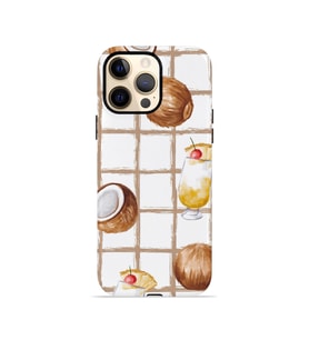 iPhone 12 Pro Vorian Çift Katmanlı Kılıf Coconut Cabana