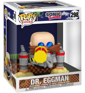 Funko Pop Rides Deluxe: Sonic Bu Kirpi - Dr. Eggman (Krem)