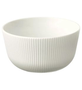 6 Parça OFANTLIGT Kase Takımı MeridyenDukkan Beyaz Renk Modern Klasik 13 cm Feldispat Porselen