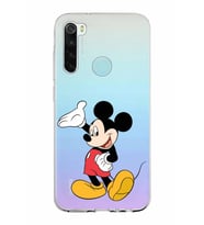 Xiaomi Redmi Note 8 Uyumlu Kapak Mickey Mouse Tasarımlı Şeffaf Silikon Kılıf