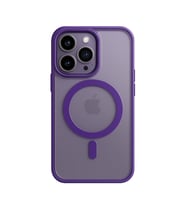 Iphone 16 Pro Max Uyumlu Şeffaf Kılıf (Mor)