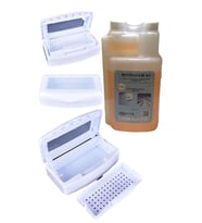 Asansörlü Sterılızasyon Kabı Ve Microvem Dezenfektan Sıvı 1 Lt Set