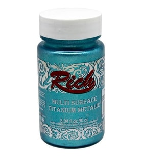 Rich Multi Surface Titanium Metalik Boya 90 cc. 2574 ŞEKER MAVİ 