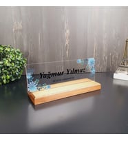Kişiye Özel Modern Tasarımlı Masa İsimliği