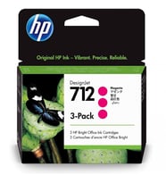 HP HP 3ED78A (712) ORJİNAL KIRMIZI  GENİŞ FORMAT MÜREKKEP KARTUŞ