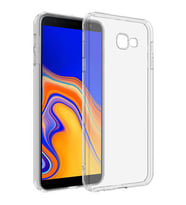 Samsung Galaxy J4 Plus Esnek ve Şeffaf Sheer Premium TPU Silikon Kılıf (Renksiz)