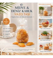 POŞETLİ RENKLİ MİX MİDYE - DENİZ KABUK VAZO TAŞI (5343)