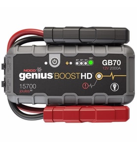 NOCO Genius GB70 12V 2000Amp Ultrasafe Lityum Akü Takviye + Powerbank + Led Lamba