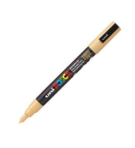 UNİ POSCA SU BAZLI POSTER MARKER 0.9-1.3 AÇIK TURUNCU PC-3M