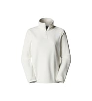 The North Face W Glacier Fleece 1/4 Zip Jacket Kadın Outdoor Çeyrek Fermuarlı Polar Üst NF0A8D2JQLI1 Beyaz