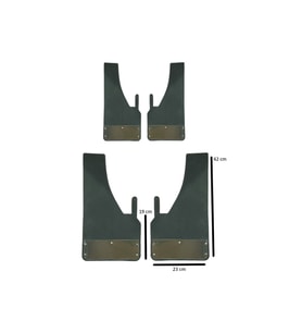 Mercedes Sprinter 4'lü Krom Paçalık Çamurluk Tozluk