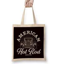 Hot Rod American Old Cars Classic Speed Vehicle Automobile Bez Çanta Uzun Saplı