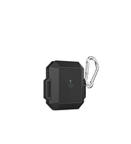 Apple Airpods Uyumlu Kılıf Zore Airbag 09 Silikon (Siyah)