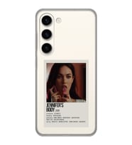 Samsung Galaxy S23 Uyumlu JenniULTRAr's Body Minimalist Poster Desenli Şeffaf Telefon Kılıfı