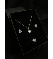 Pırlanta Set - 925ayar Orjinal Gümüş