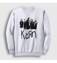 Presmono Unisex Beyaz Members Korn Sweatshirt 92790tt