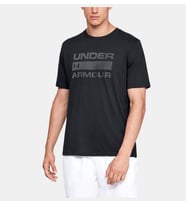 UA TEAM ISSUE WORDMARK SS Black