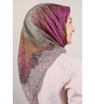 Eripek Desenli Kenarı Dikişli Yazma Desen-59 - Renk-14-65