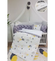 Baby Clime Masal Serisi 70x110 Beşik Bebek Uyku Seti Cibinlikli Örgü Korumalı