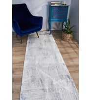 Makine Kaymaz Yıkanabilir Beyaz Bohem Salon Halısı Mutfak Halısı Koridor Halısı Yolluk 9741