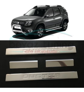 Dacia Duster Kapı Eşiği Kromu Nikelajı 2010-2015