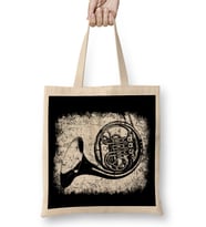 French Horn Big Band Gifts Marching Band Vintage French Horn Müzik Bez Çanta Uzun Saplı