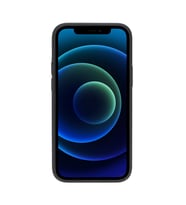 Apple iPhone 12 mini Uyumlu Deri Arka Kapak RST1 Siyah