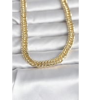 CM 14K Gold Renk Kalın Zincir Model 60 cm Kadın Kolye