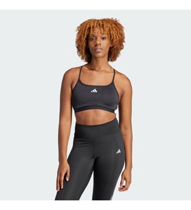 Adidas IQ3388 Aerct Ls Bra Kadın Sporcu Sütyeni (Siyah)